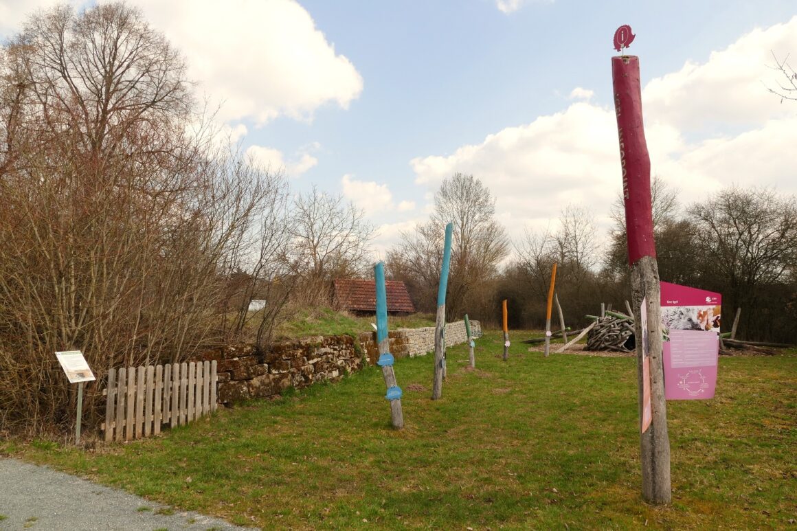 Igel Mustergarten LBV UIZ Lindenhof Bayreuth im März 2026