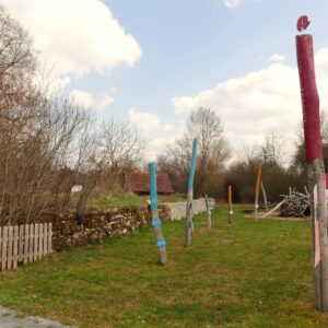 Igel Mustergarten LBV UIZ Lindenhof Bayreuth im März 2026